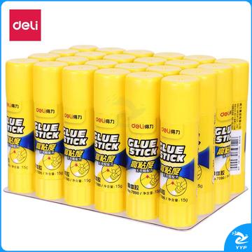 得力(deli)15g高粘性固体胶水 无甲醛快干耐用胶棒 24支装 办公用品 27050