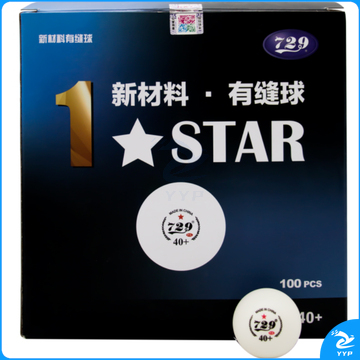 729乒乓球新材料40mm+有缝一星球