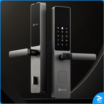 萤石智能锁 铁门版标准锁 指纹握开密码锁 家用防盗电子门锁（含安装）