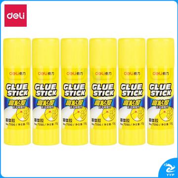 得力(deli)15g高粘度PVP固体胶水 快干耐用胶棒 无甲醛配方 6支装