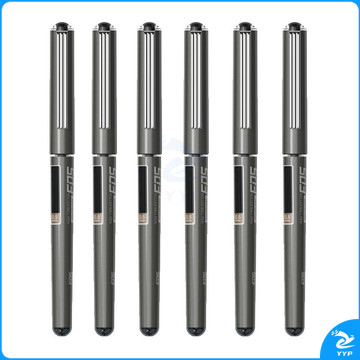 晨光(M&G)文具0.5mm黑色中性笔 直液式速干走珠笔 S03全针管签字笔水笔 6支/盒ARP50108