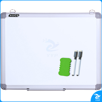 AUCS白板写字板60*90cm 磁性办公会议室家用白班挂式小白板黑板J6090L