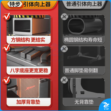 特步(XTEP)单杠家用引体向上器室内单双杠多功能成人男女健身器材体育用品