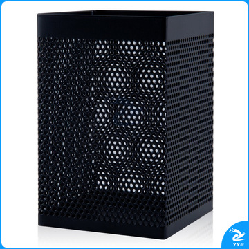 广博(GuangBo)铁丝网方形金属笔筒办公型WZ5921