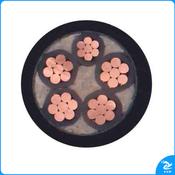 津达线缆 国标YJV5芯电力电缆 硬线 电线 电缆 1M  津达线缆 YJV 5*120