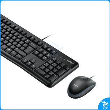 罗技（Logitech） MK120 鼠标键盘套装  (黑色) 坚固耐用的键鼠套装，集舒适、时尚和简约于一身