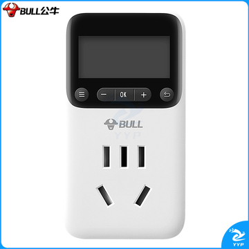 公牛(BULL)定时器插座/新国标电子定时通断电 20组定时器插座/转换器 7天24小时循环 GND-1
