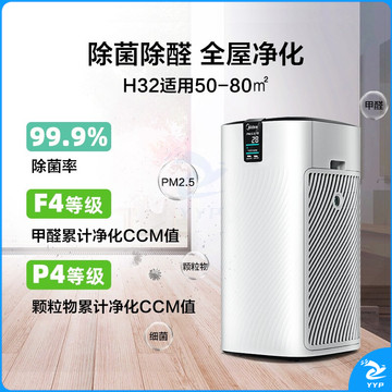美的（Midea）空气净化器 除甲醛除雾霾除过敏原 除菌KJ700G-H32