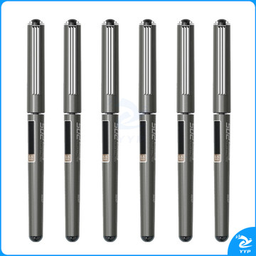 晨光(M&G)文具0.5mm黑色中性笔 直液式速干走珠笔 S02子弹头签字笔水笔 6支/盒ARP50107