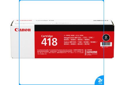 佳能（Canon）CRG-418 BK 黑色硒鼓(适用于iC MF8380Cdw/iC MF8350Cdn/iC MF8580Cdw/iC MF727Cdw)