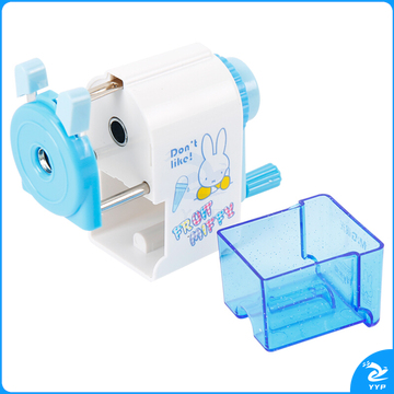 晨光(M&G)文具蓝色卡通卷笔刀 学生转笔刀削笔机 半自动削笔器削铅笔刀 单个装包装随机FPS90610