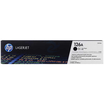 惠普HP原装126a硒鼓ce310a cp1025 cp1025nw m175a m175nw打印机 ce310a黑色粉盒 墨盒（约1200页）