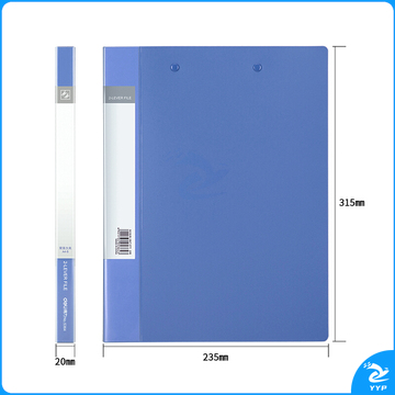 得力(deli)12只A4金属双强力夹硬文件夹 大容量试卷资料夹诗朗诵签约夹板 文件收纳办公用品5364