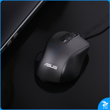 华硕 UX300PRO 有线鼠标 静音鼠标 办公鼠标 USB鼠标即插即用 DPI四挡可调 黑色