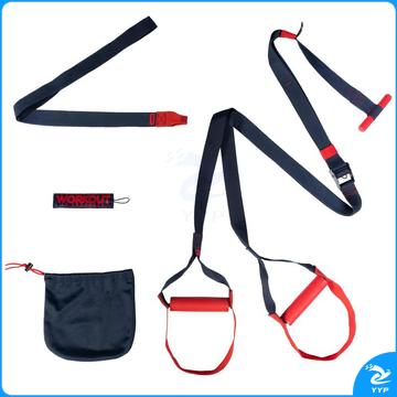 迪卡侬悬挂式训练带多功能拉力绳正品家用健身阻力带力量训练