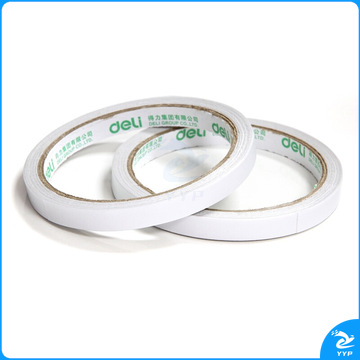 得力(deli)高粘性棉纸双面胶带 9mm*10y(9.1m/卷) 32卷袋装 办公用品 30400