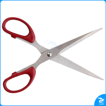 得力(deli)180mm办公生活剪刀套装(2把装 红黑组合) 办公用品 33215