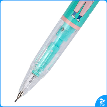 晨光(M&G)文具0.5mm学生自动铅笔 大容量活动铅笔带橡皮头 搞怪图案考试绘图铅笔 6支/盒AMP34511