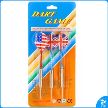 新动力飞镖针套装铝合金镖杆健身器材 金属针硬式飞镖3支装XD-102 器材运动器材家用体育用品健身器材