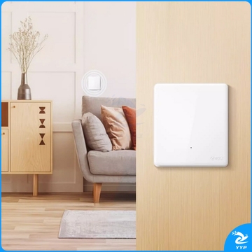 公牛无线开关免布线双控轻智能遥控随意贴子母面板电灯控制器 白色一开 一拖一