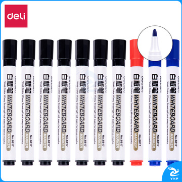得力(deli)白板笔套装 可擦易擦 办公会议 7黑2蓝1红 办公用品 33176