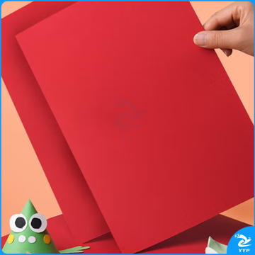 A4彩色卡纸硬卡纸大红色180g100张/包