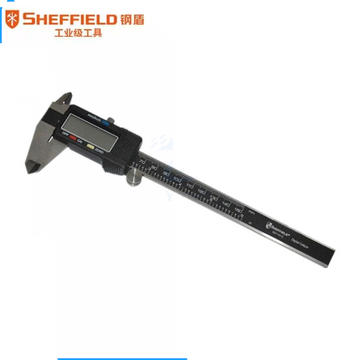 钢盾 SHEFFIELD S071012 高精度不锈钢数显游标卡尺 150mm 小型内径外径测量工具