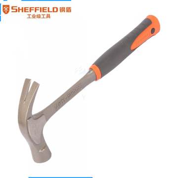 钢盾(SHEFFIELD) S088002防震防滑橡胶手柄羊角锤20oz 木工锤拔钉起钉锤