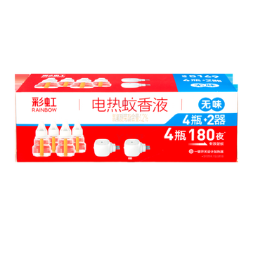 彩虹蚊香液直插器超值装(4+2)无味（5169）/盒