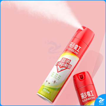 彩虹杀虫气雾剂600ml茉莉清香2瓶装（5212B-2） 浅黄色