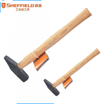 钢盾 SHEFFIELD S088630 木柄钳工锤300g 鸭嘴锤小铁锤电工锤小锤子小榔头铁锤
