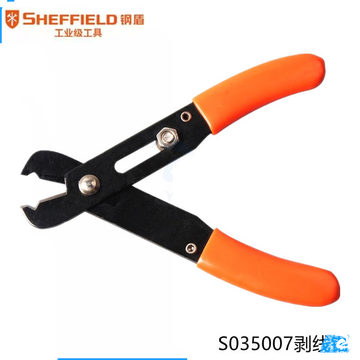 钢盾SHEFFIELD S035007剥线钳 电工工具多功能剪线钳电缆剥皮器5英寸