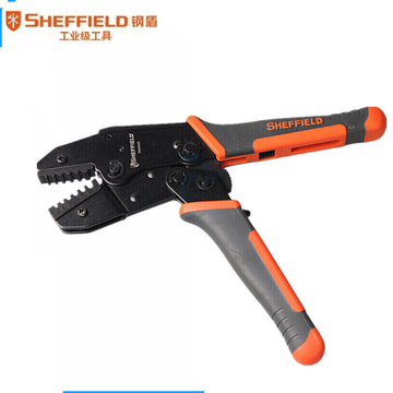 钢盾SHEFFIELD S035026 欧式端子压接钳0.5-6m㎡ 网线钳多功能剥线钳