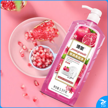 清玺 洗洁精1.5kg小苏打去油除味果蔬清洗剂洗碗餐具食品用级洗涤灵 1.5kg 3瓶