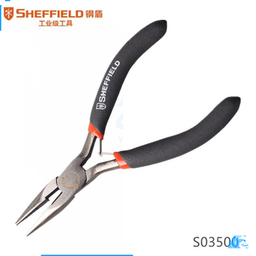 钢盾 SHEFFIELD S035002 4.5英寸 多功能迷你钳 双塑柄多功能尖嘴钳