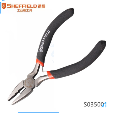 钢盾 SHEFFIELD S035001 迷你钢丝钳4.5老虎钳五金工具多功能钳子