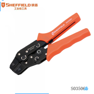 钢盾 SHEFFIELD S035063 强力裸端子压接钳24-14A
