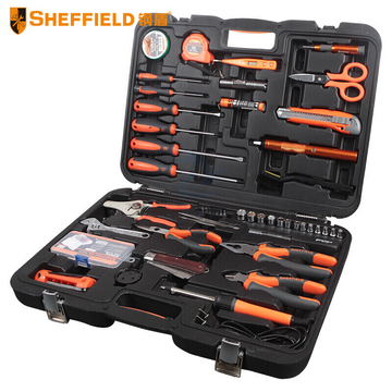 钢盾 SHEFFIELD S010057 57件电讯维修组套 五金工具套装 电子电工维修组套
