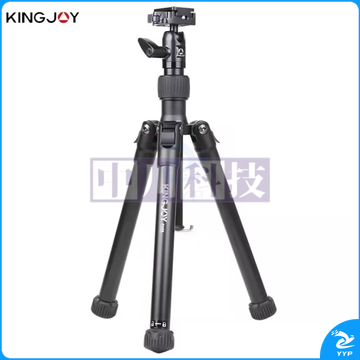 劲捷(KINGJOY)P056手机微单便携旅行拍照摄影摄像自拍杆铝合金三脚架【稳定款三脚架】P056