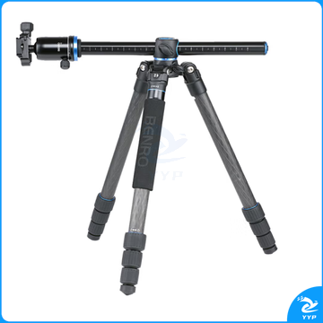 百诺(Benro)GC268TV2 数码单反相机碳纤维多功能三脚架 快速中轴横置三角架云台套装  【4节 承重18kg】    ZCKJ000028