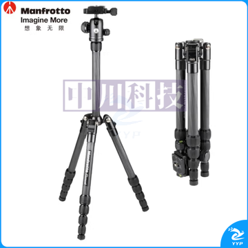 曼富图(Manfrotto)MKELEB5CF-BH 反折式三脚架 可拆独脚架 碳纤维大号三脚架套装   ZCKJ000075