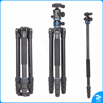百诺(Benro)  GA168TB1单反相机三脚架铝合金多功能快速 便携中轴横置三架套装【4节 承重12kg】   ZCKJ000040