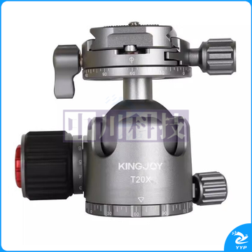 劲捷(KINGJOY)T20X 单反相机三脚架适用专业铝合金球形全景云台 【球形云台】T20X 不含脚架