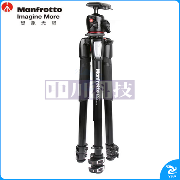 曼富图(Manfrotto) MK055XPRO3-BHQ2 单反相机三脚架 中轴横置脚架 铝合金三脚架球型云台套装