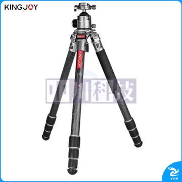 劲捷(KINGJOY)C86 海岳系列单反相机专业无中轴碳纤维三脚架云台套装 【三脚架球台套装】C86+T50X   ZCKJ000331