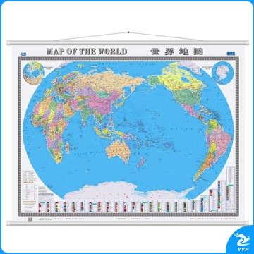 世界地图挂图1.5米*1.1米