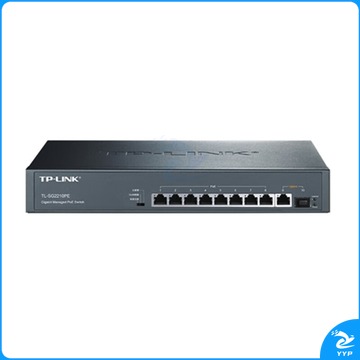 迈恻亦 TL-SG2210PE 全千兆10口PoE交换机Web网管远程云管理SFP 10个