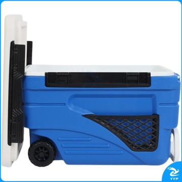 惠利得 超大海钓箱钓鱼保温箱大容量冷藏箱户外便携保冷箱车载商用冷链箱 50L【PU带轮】 教学仪器