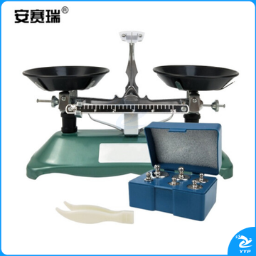 安赛瑞 托盘天平 架盘砝码机械物理天平 药材秤 教学仪器 601108