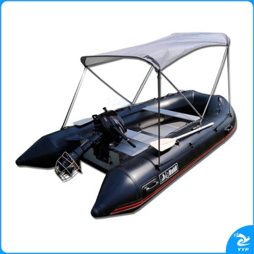 捷瑞迪 JRDbmee5EkH1船艇游船冲锋舟加厚橡皮艇2/3/4/5/6人钓鱼船硬底充气船皮划艇救生艇 3.6米冲锋舟配二冲20匹 船舶专用仪器